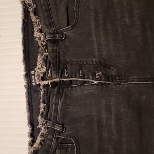 Blue B rhinestone flare jeans